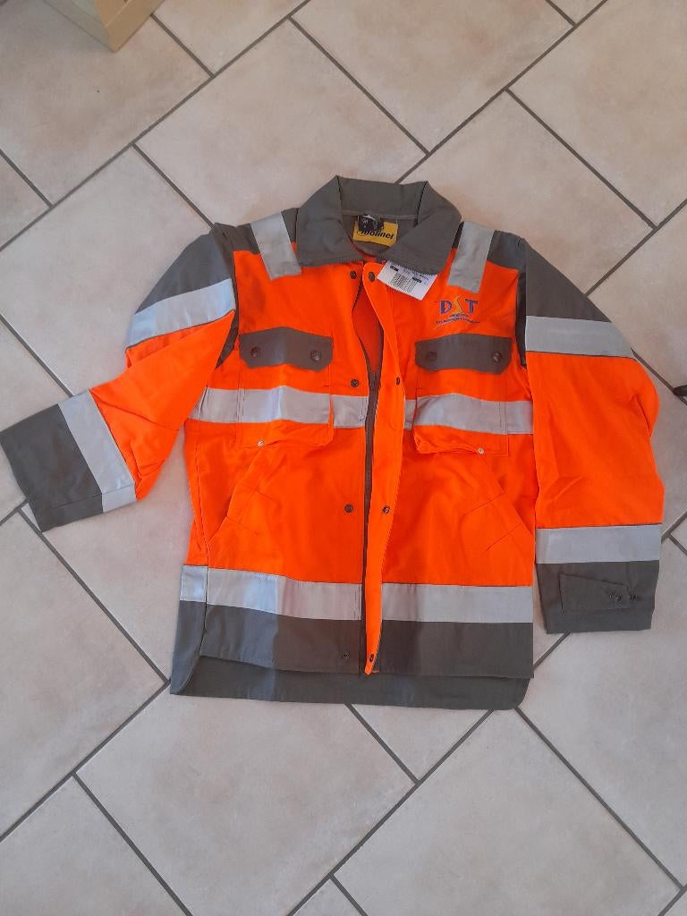 2 Vestes de travail haute visibilité Molinel T 1 (S), Ophalen, Nieuw