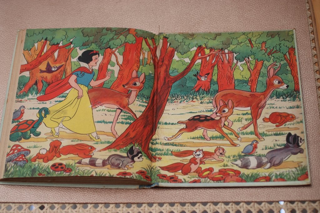 Walt Disney Sneeuwwitje  de 7 dwergen Hachette EO 1938 1939, Ophalen of Verzenden
