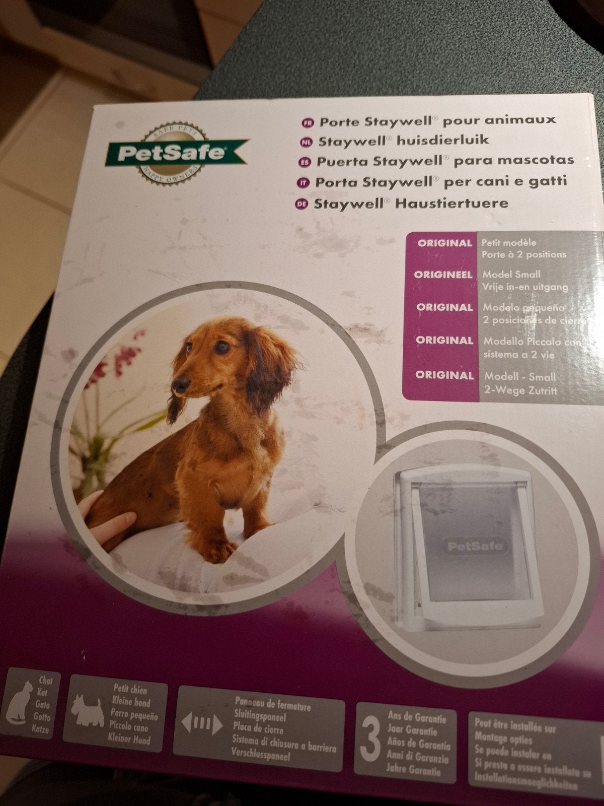 Petsafe katten en hondenluik, Enlèvement