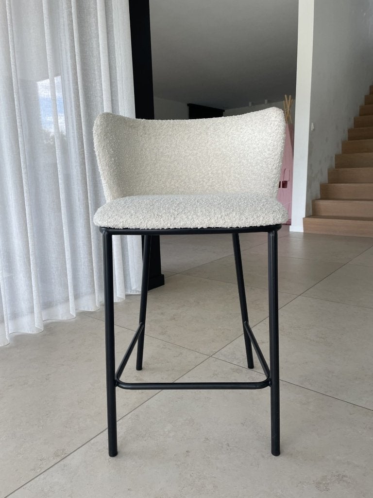 Kave Home - set van 2 mooie barkrukken, Avec repose-pieds, 2 tabourets, Comme neuf, Enlèvement