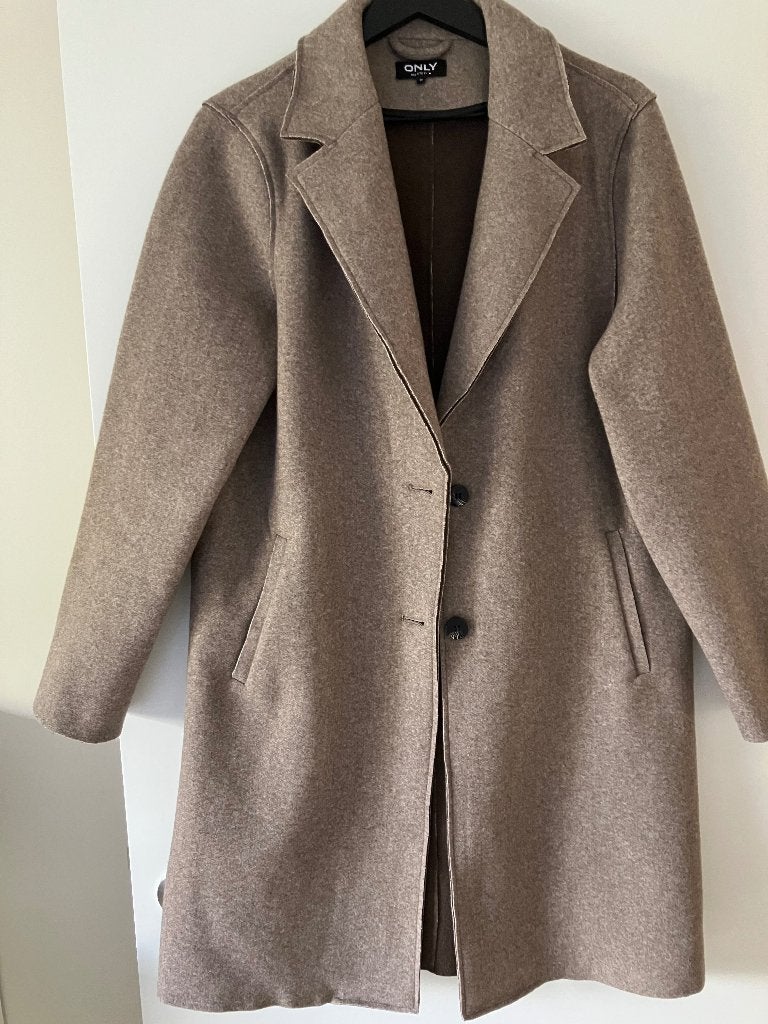 Jas Only - bruin/taupe - M, Maat 38/40 (M), Only, Bruin, Nieuw