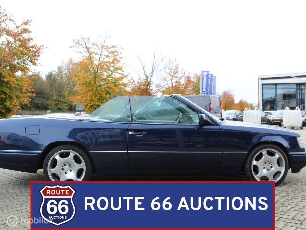 Mercedes-Benz E 200 Cabriolet | 1995 | Route 66 Auctions, Autos, Achat, Entreprise, Boîte manuelle, Autre carrosserie