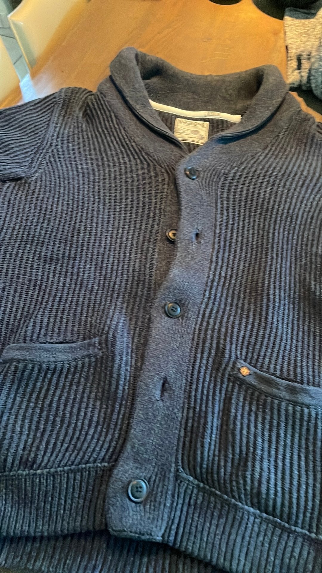 Vest winter blauw, Kleding | Heren, Ophalen, Zo goed als nieuw, Blauw
