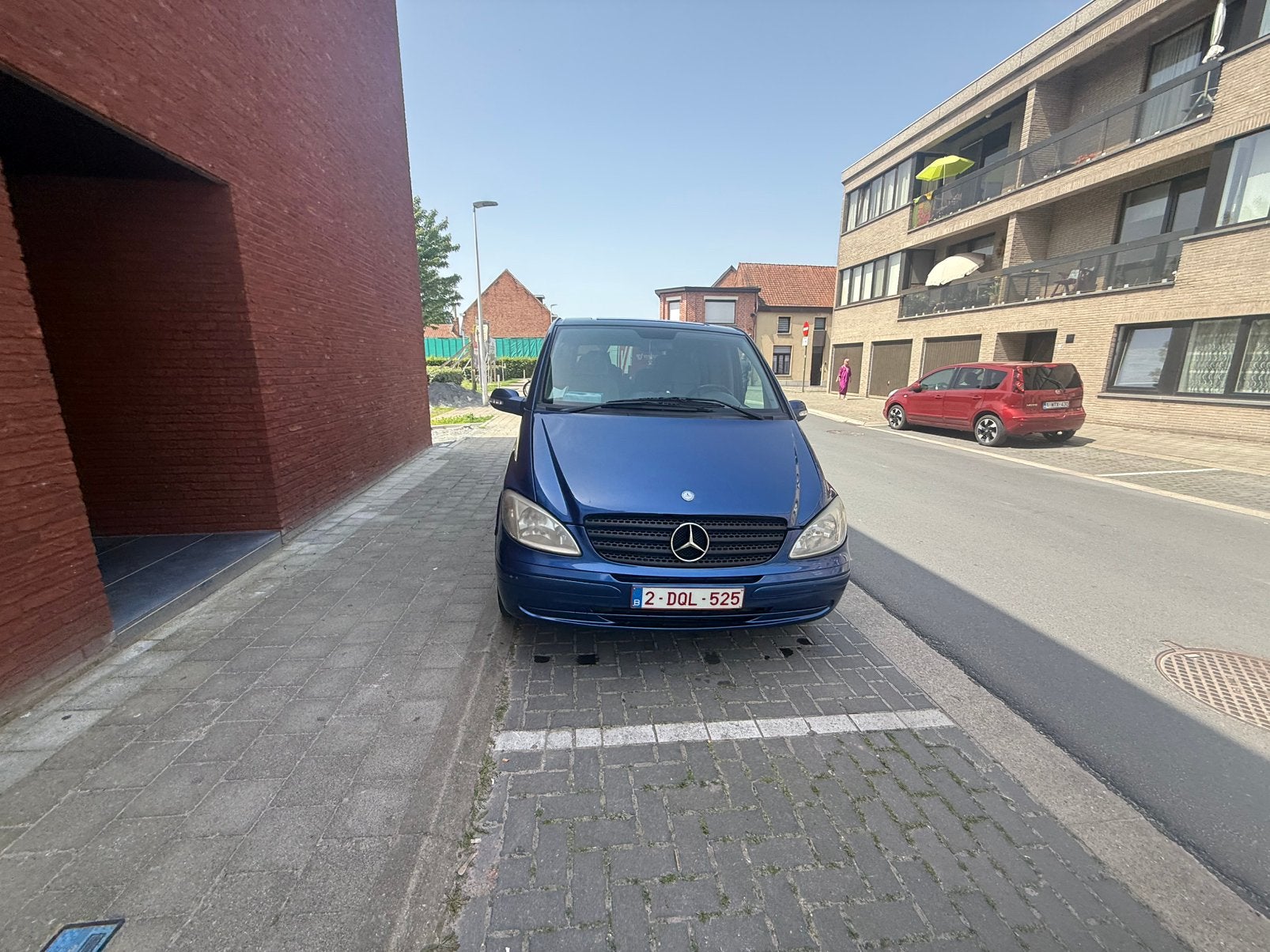 Mercedes viano, Auto's, Mercedes-Benz, Blauw, Grijs, Te koop, Euro 3
