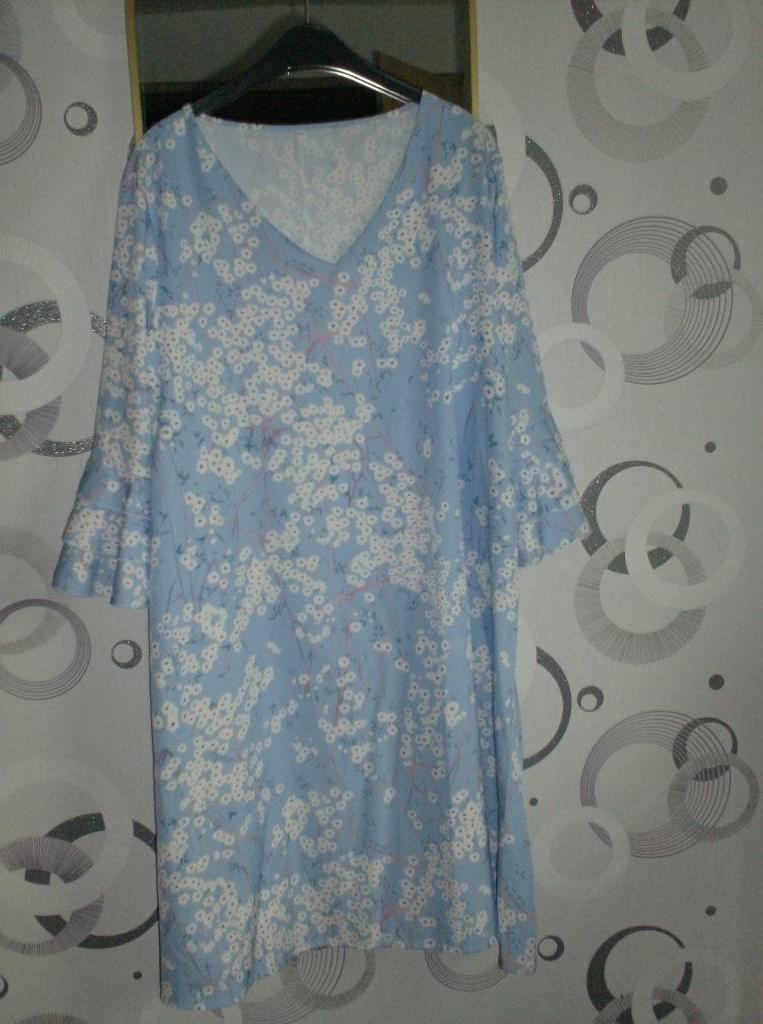 mooie jurk maat 48 nieuw, Kleding | Dames, Blauw, Maat 46/48 (XL) of groter, Nieuw, Ophalen of Verzenden