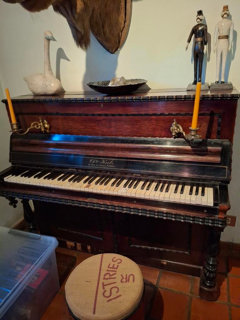 Antieke piano, Muziek en Instrumenten, Piano's, Ophalen, Piano