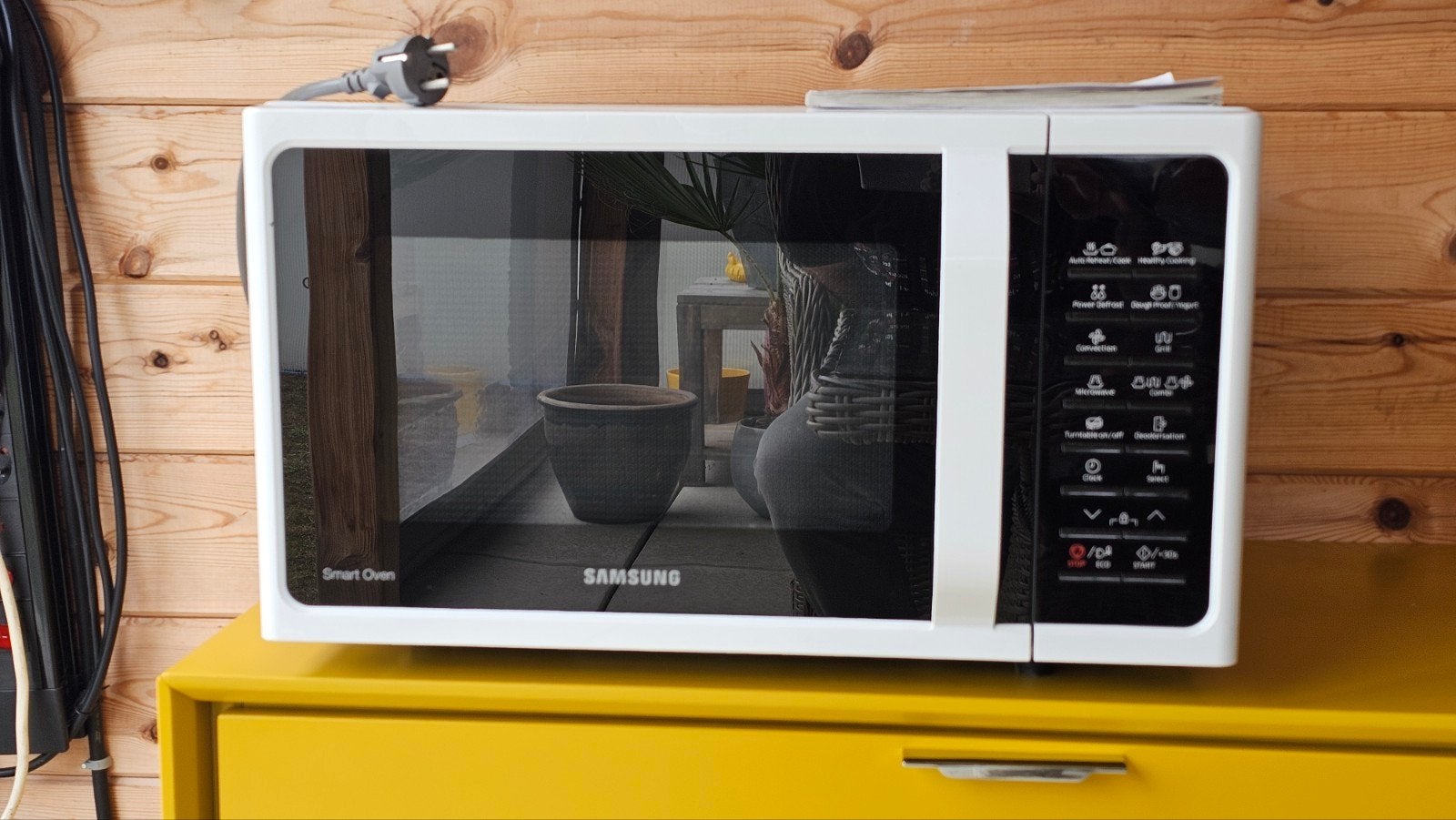 Four intelligent Samsung, comme neuf., Electroménager, Comme neuf, 45 à 60 cm, Four à micro-ondes combiné, Gril