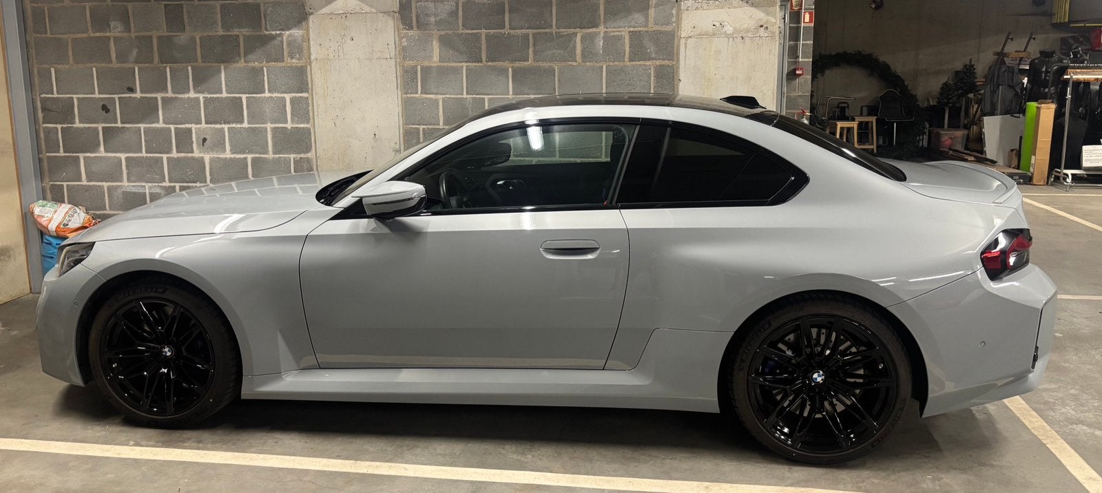BMW M2 09/2023, Autos, Cuir, Argent ou Gris, Euro 6, 338 kW