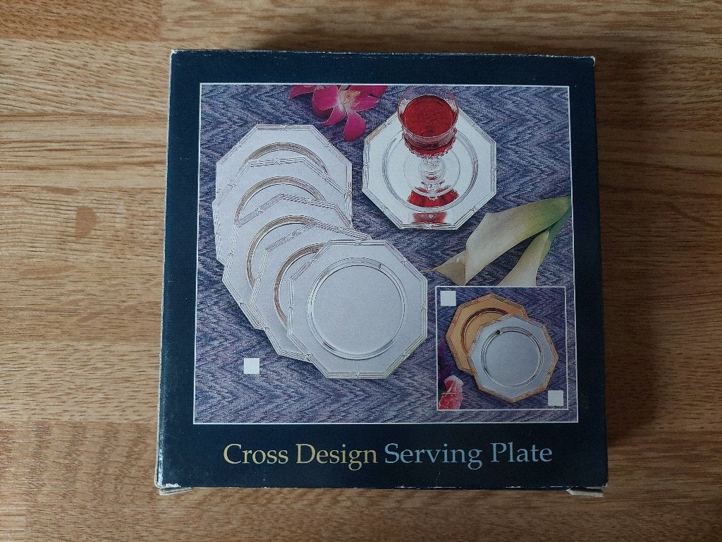 Onderzetters - Cross Design - 6 stuks - vintage, Ophalen of Verzenden