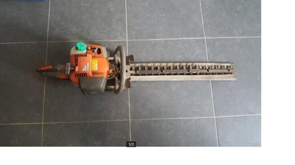Husqvarna heggenschaar met benzine motor, Tuin en Terras, Heggenscharen, Ophalen, Gebruikt, Benzine, Husqvarna