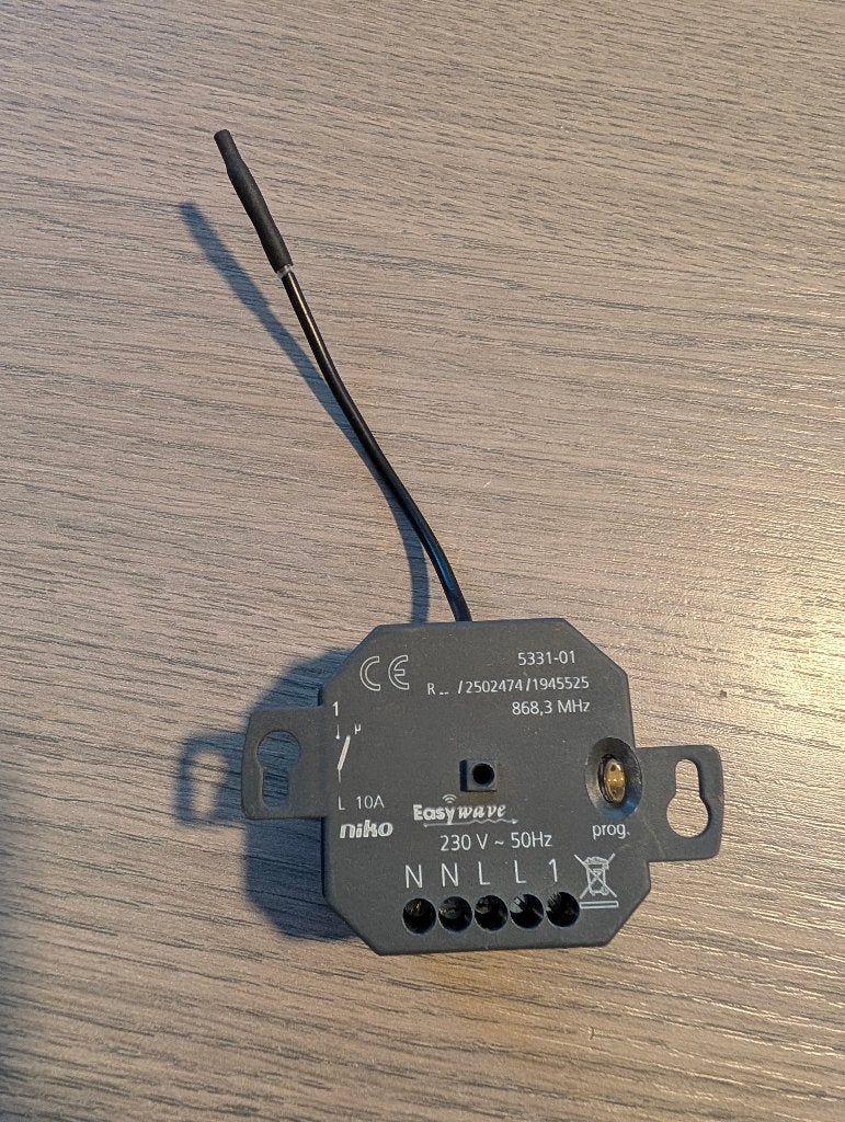 niko easywave 5331-01 - dimmer draadloos schakelen, Enlèvement, Variateur