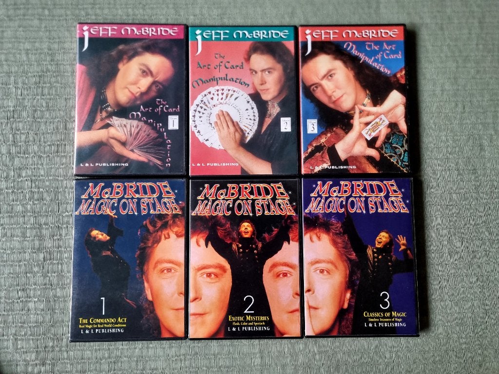 Lot DVD Magic Prestidigitation Cartomagie Tamariz McBride..., Ophalen, Gesigneerd
