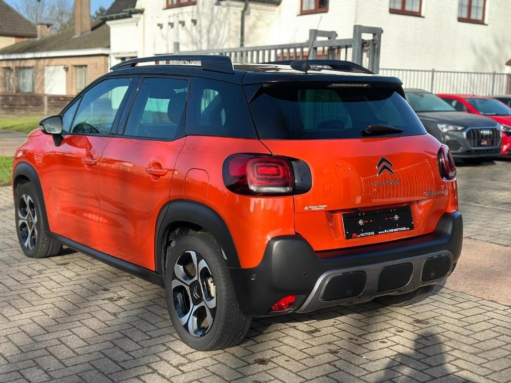 Citroen C3 Aircross 1.2i - 39.950km -Leder-Camera-Automaat, Cuir, Achat, Entreprise, Noir