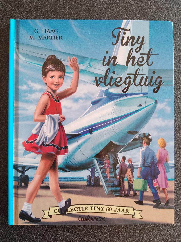 Leesboek 'Tiny in het vliegtuig', Fictie algemeen, Ophalen of Verzenden, Zo goed als nieuw, G. Haag
