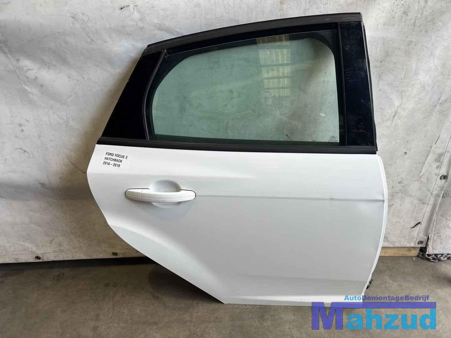 FORD FOCUS 3 Hatchback Wit rechts achter deur portier 2010-2, Gebruikt, Deur, Info@ford.com, Achter