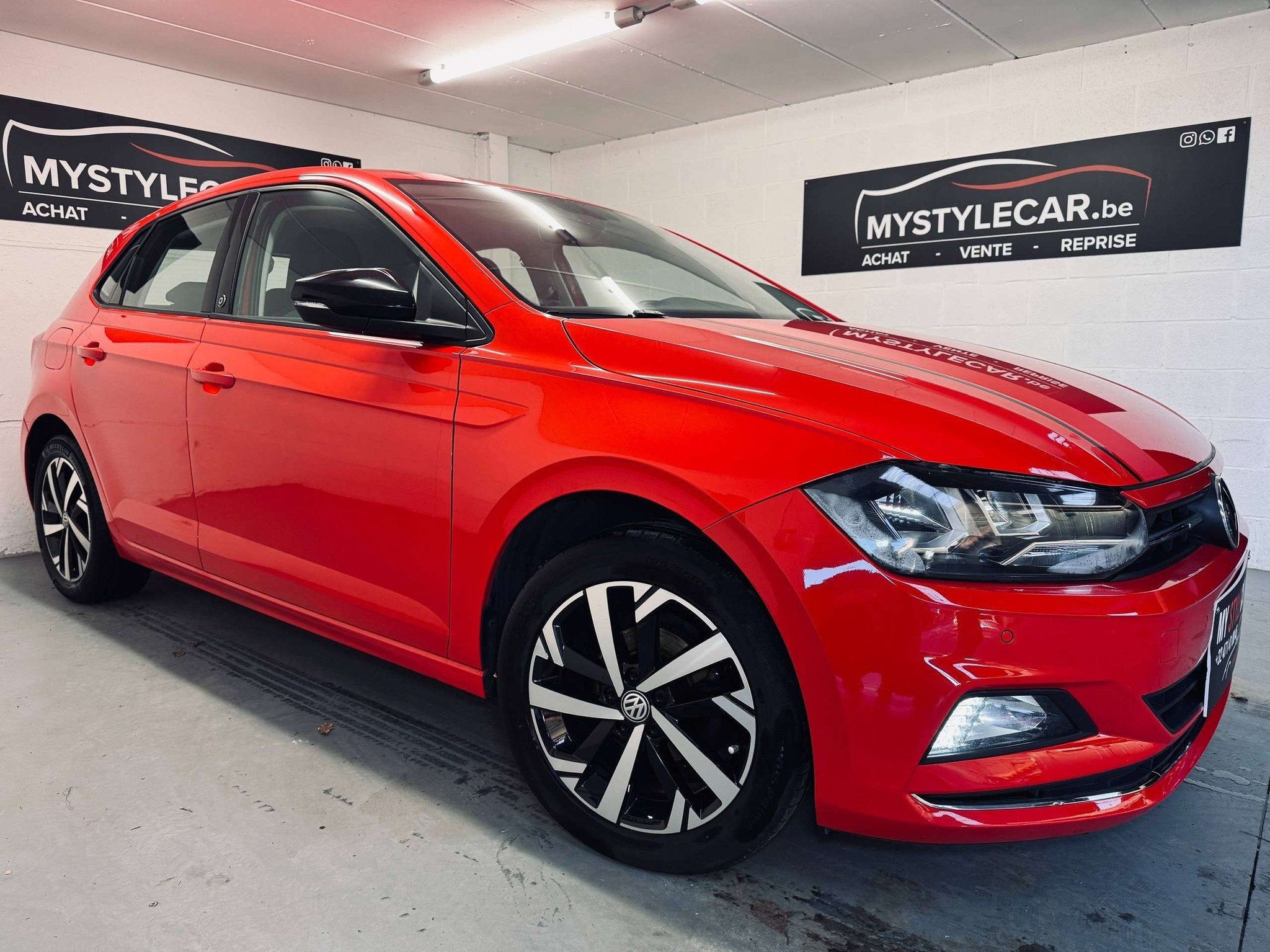 Volkswagen Polo Polo 1.0i BeatsAudio, Clim, Carplay, Garanti, Autos, Rouge, Achat, Euro 6, Entreprise