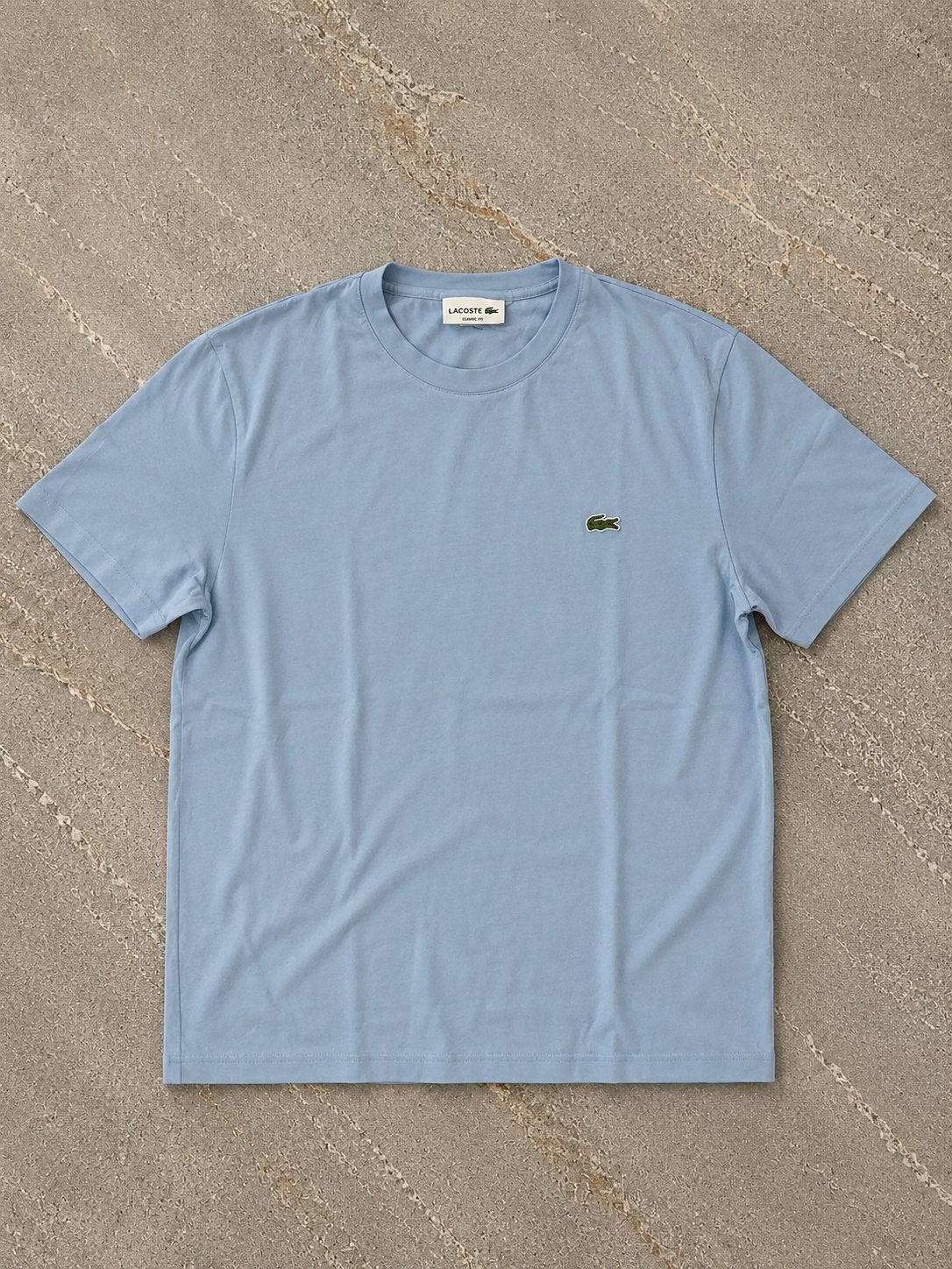 Lacoste T-shirt, Kleding | Heren, Ophalen of Verzenden, Gedragen, Maat 48/50 (M), Blauw