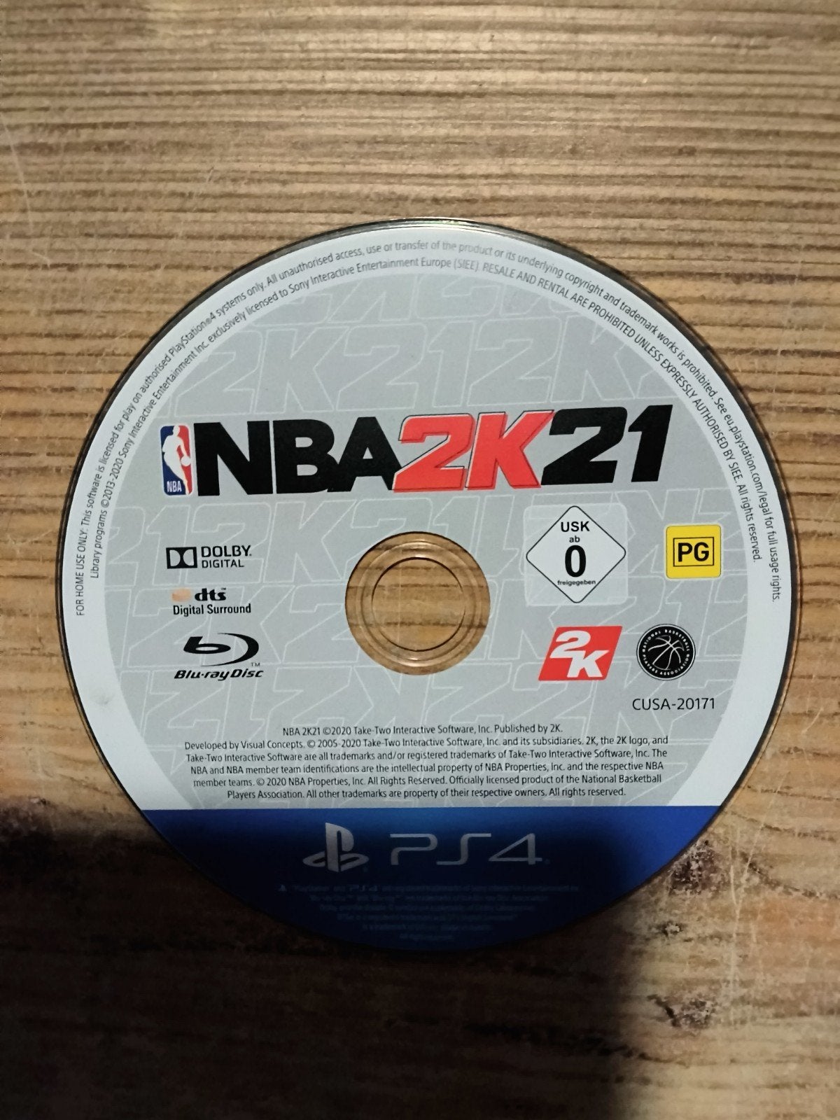Disque unique NBA 2K21 - PlayStation 4, Online, Enlèvement ou Envoi, 2 joueurs, Utilisé