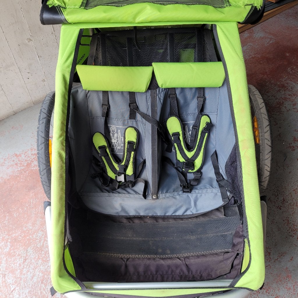 Voiture à vélo Croozer avec hamac pour bébé et extra, Enlèvement