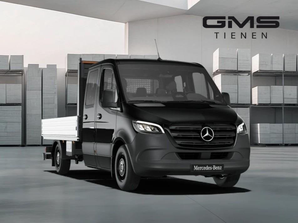 Mercedes-Benz Sprinter Open laadbak Dubbele cabine SELECT 31, Auto's, Automaat, 4 deurs, Zwart, 4 cilinders