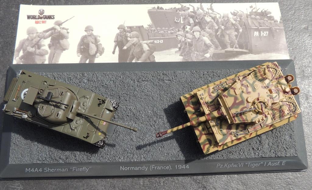 Chars Sherman et Tigre 1/72ième ALTAYA, Verzenden, Zo goed als nieuw, 1:50 of kleiner, Tank