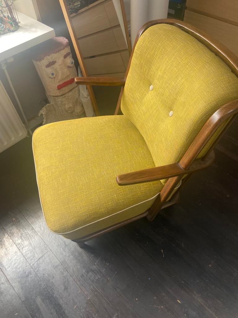 2 fauteuils scandinaves vintage, Enlèvement, Comme neuf