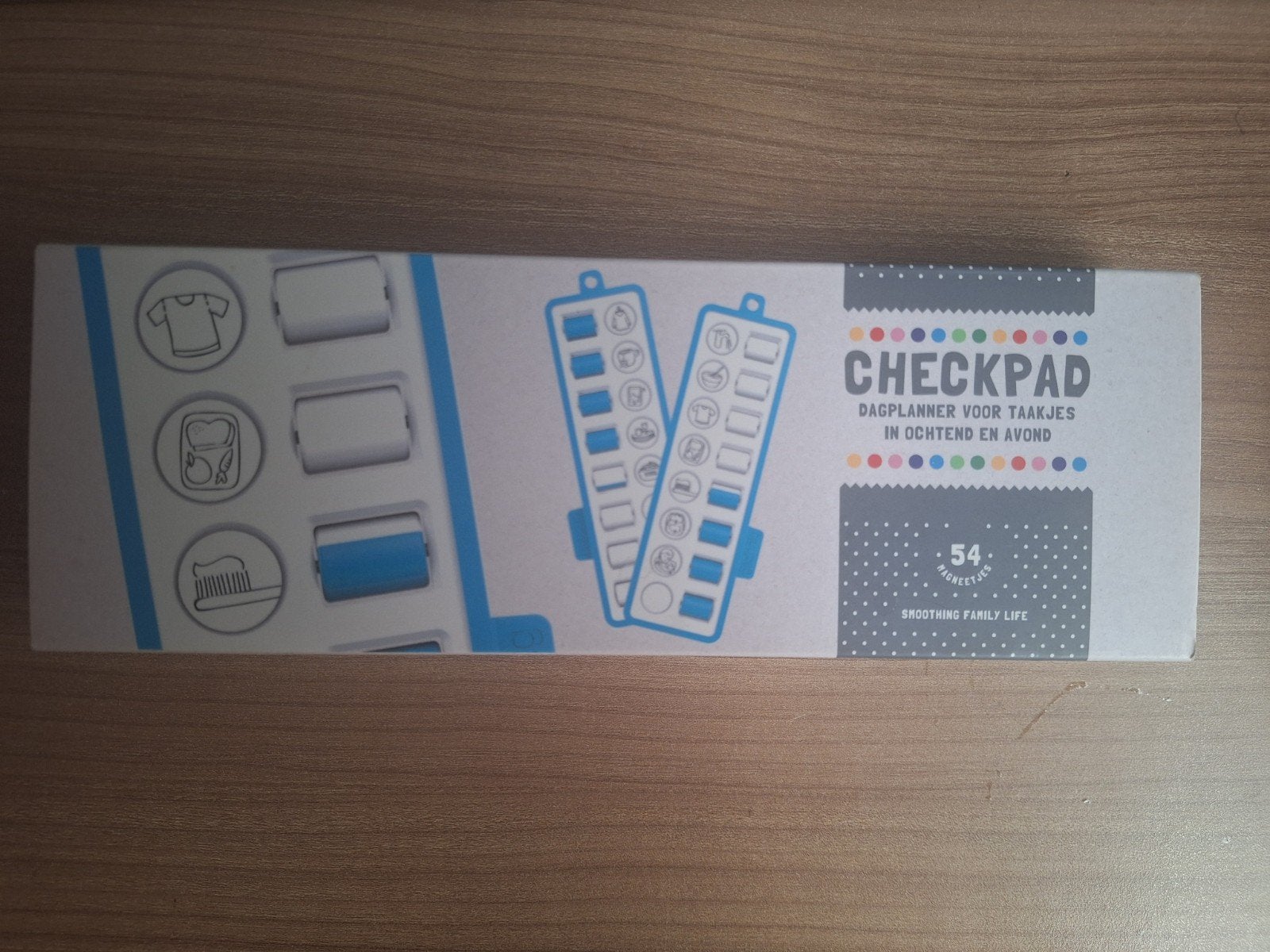Checkpad. Dagplanner voor taakjes, Ophalen