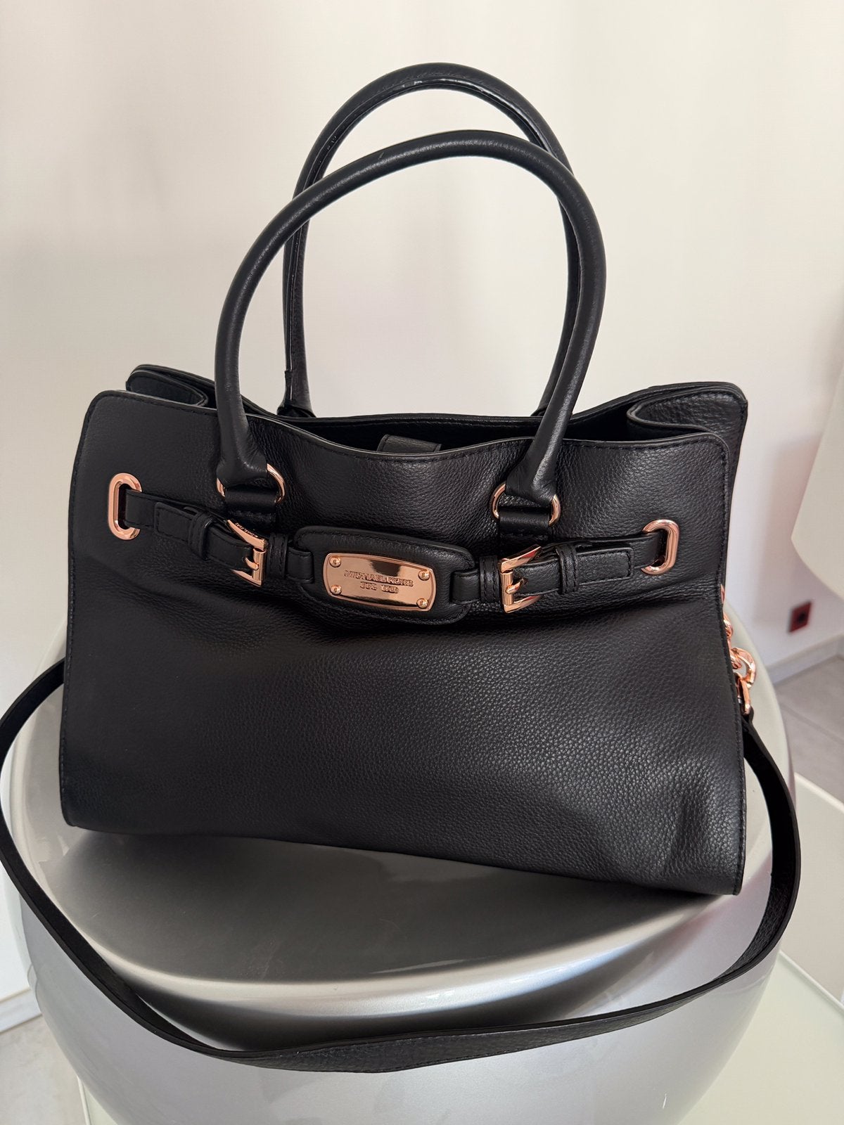 Michael Kors handtas, Ophalen of Verzenden, Zo goed als nieuw, Zwart, Handtas