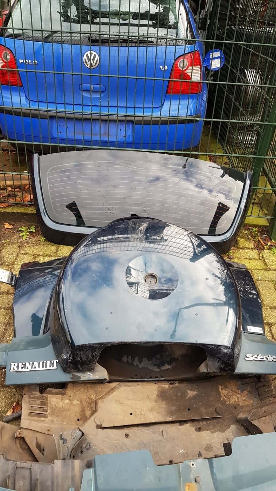 Renault Scenic 4x4 achterklep bj 2002, Gebruikt, -, Ophalen of Verzenden, Achter