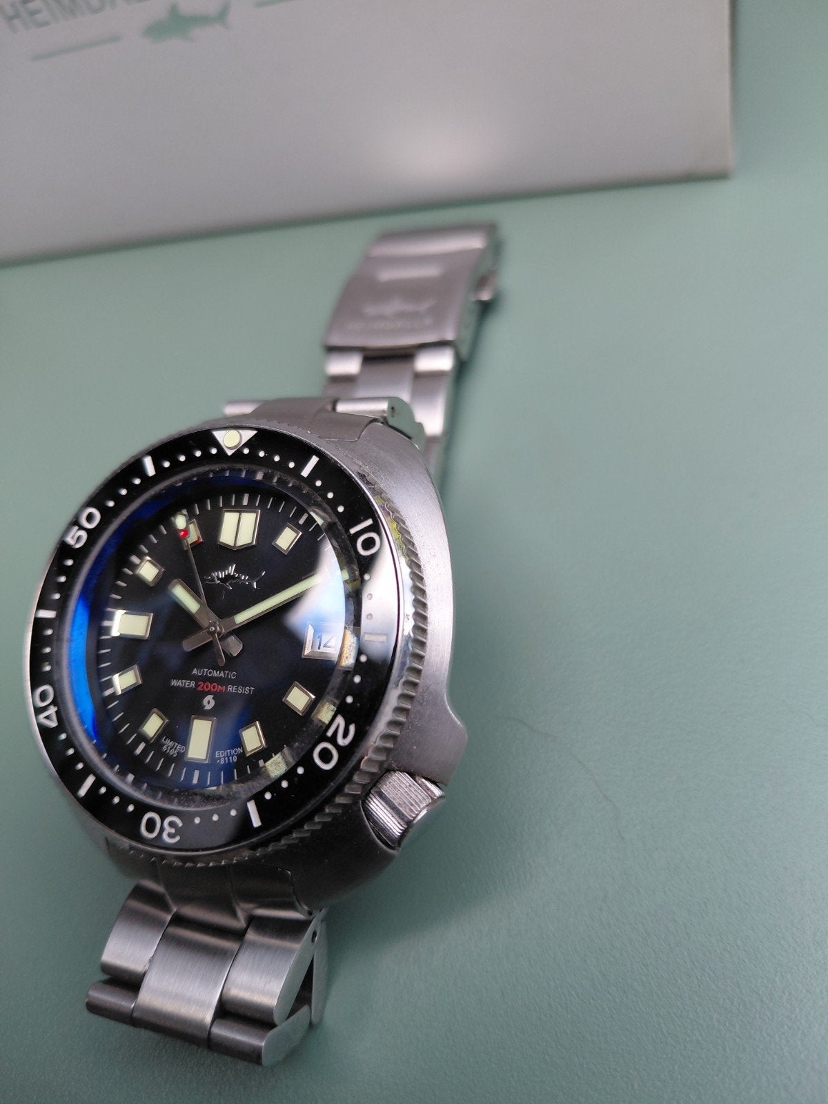Montre automatique Heimdallr, Enlèvement ou Envoi, Comme neuf, Acier, Seiko