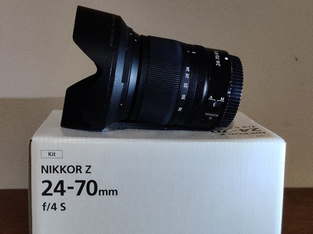 Nikkor Z lens 24-70 mm f/4S, Enlèvement, Comme neuf
