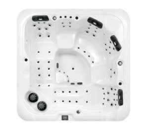KOOPJE Luxe jacuzzi, Tuin en Terras, Bubbelbaden en Hottubs, Ophalen, Gebruikt, Afdekzeil, Vast