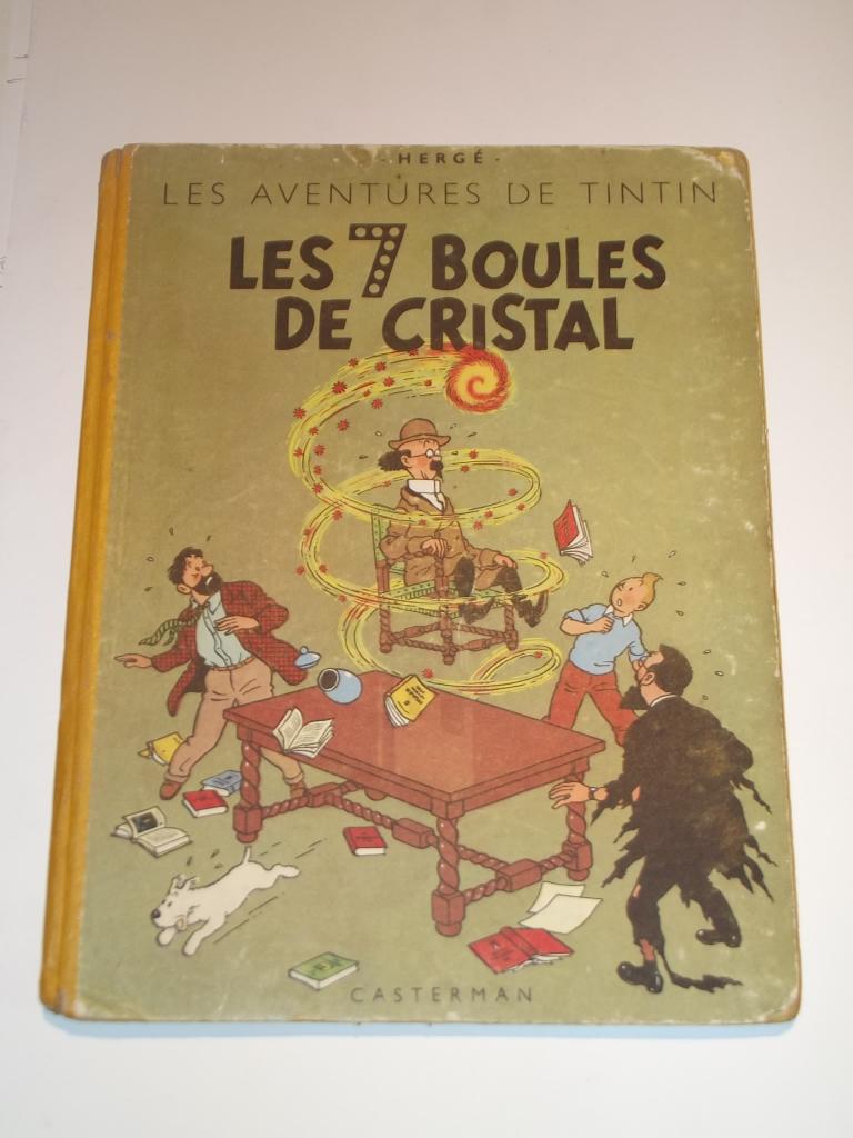 Tintin : Les 7 Boules de Cristal, Livres, Une BD, Enlèvement, Utilisé, HERGE