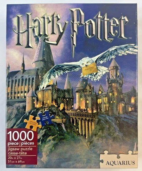 Puzzle de 1000 pièces Aquarius Harry Potter Château de Poudl, Hobby & Loisirs créatifs, Sport cérébral & Puzzles, Envoi, 500 à 1500 pièces