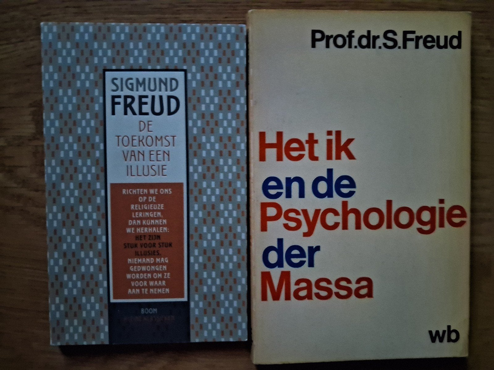 2 xSigmund Freud, Boeken, Ophalen of Verzenden, Sigmund Freud
