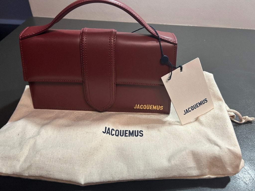 Jacquemus hadtas bordeau, Bijoux, Sacs & Beauté, Sacs | Sacs Femme, Enlèvement ou Envoi, Neuf, Autres couleurs, Sac à main