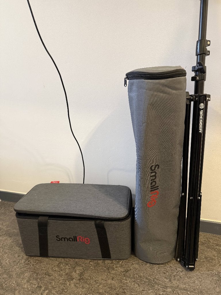 SmallRig RC120D Light + RA-D85 Parabolic Softbox + statief, Ophalen, Zo goed als nieuw, Smallrig, Studiolamp