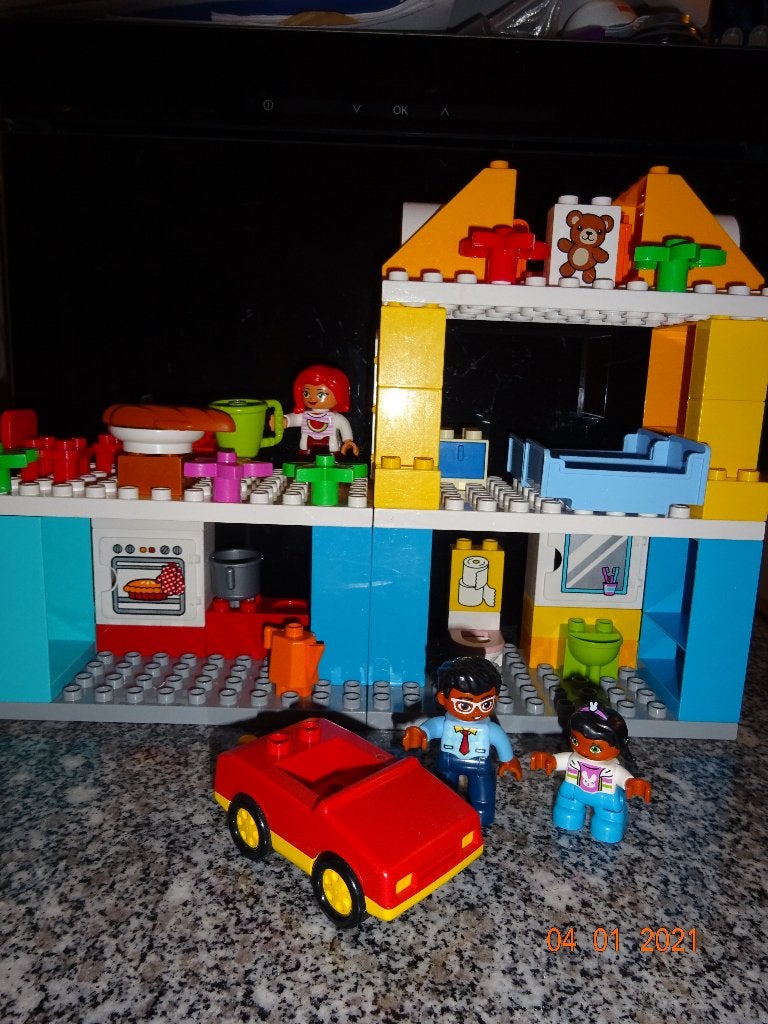 duplo, leuk groot familiehuis met gans het gezin, Ophalen of Verzenden, Duplo
