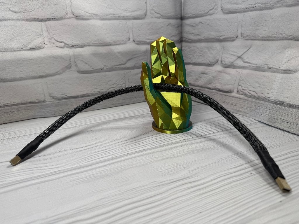 USB Audiokabel Zelfbouw Muziekkabel Handmade, TV, Hi-fi & Vidéo, Enlèvement, Neuf, Moins de 2 mètres, Autres câbles