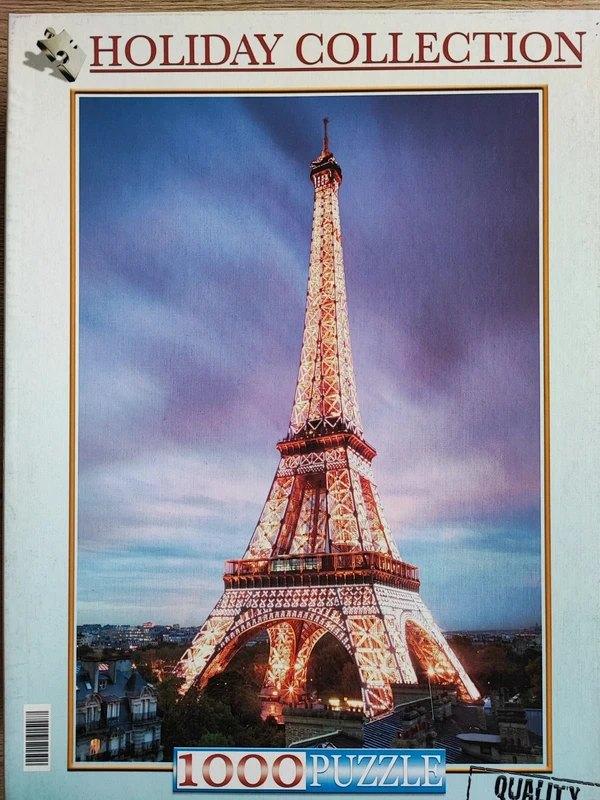 Holiday collection - Paris - Eifel Tower Puzzle 1000 st, Ophalen, 500 t/m 1500 stukjes, Zo goed als nieuw, Legpuzzel