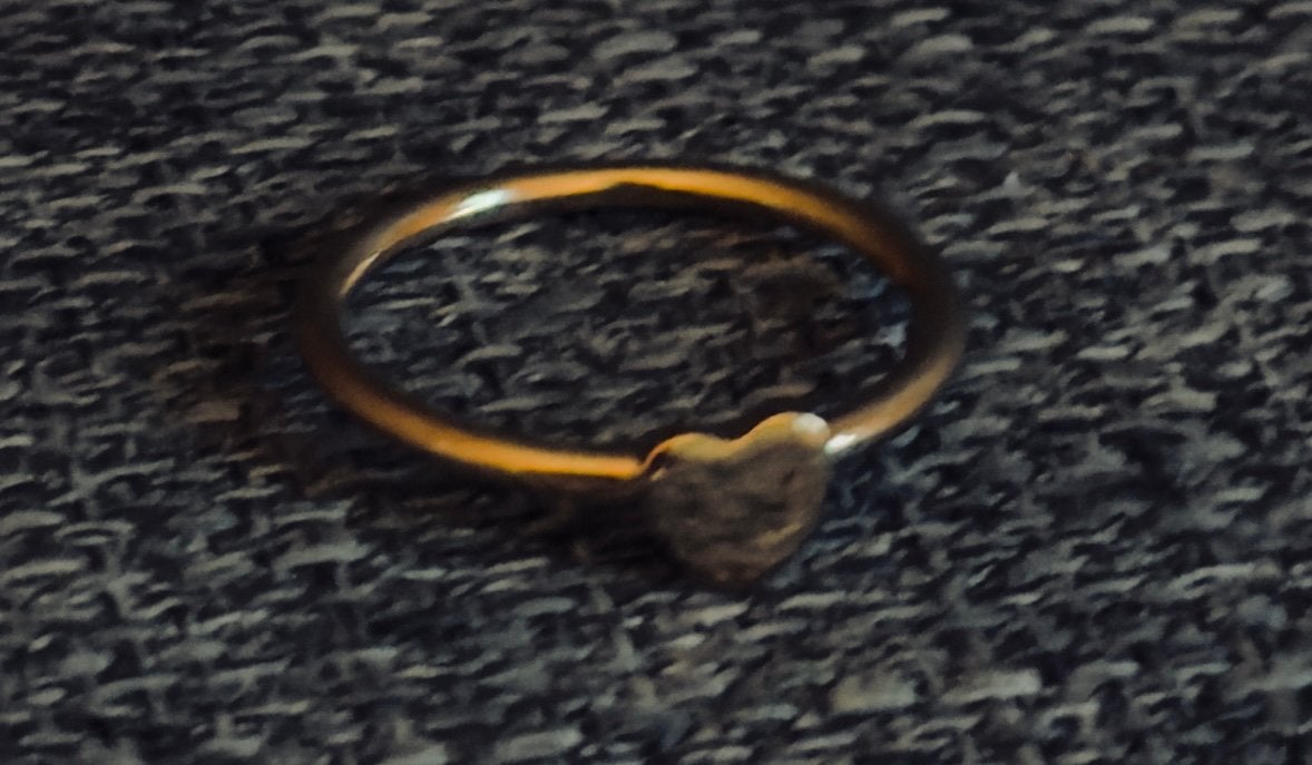 Bague dorée, Enlèvement ou Envoi, Neuf