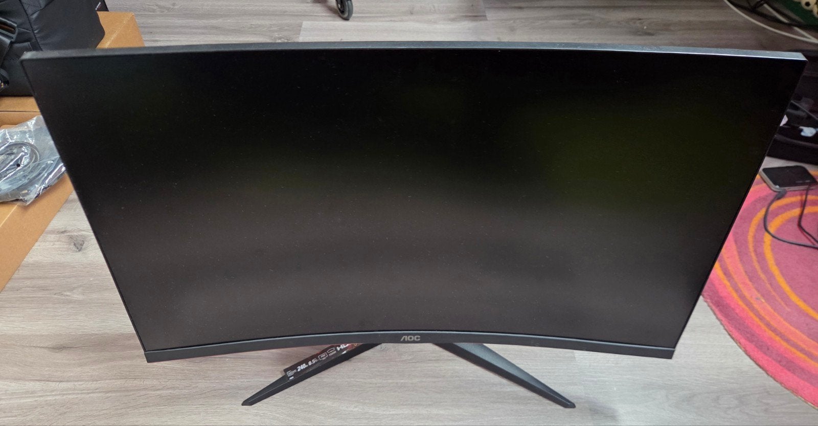 AOC 27" 240Hz, Enlèvement