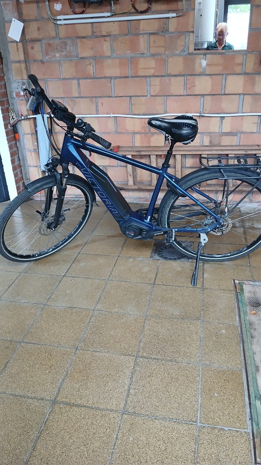 elektrische herenfiets, Gebruikt, 47 tot 51 cm, 50 km per accu of meer, Ophalen