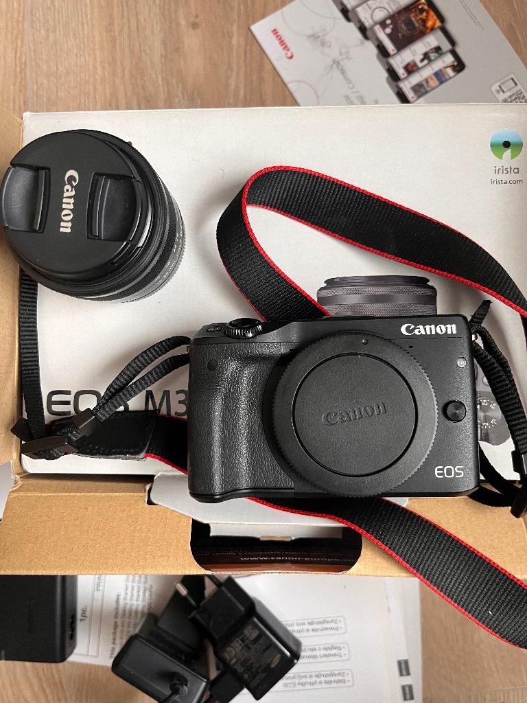Canon camera eos m3, Audio, Tv en Foto, Fotocamera's Digitaal, Gebruikt, Verzenden, Canon, Compact