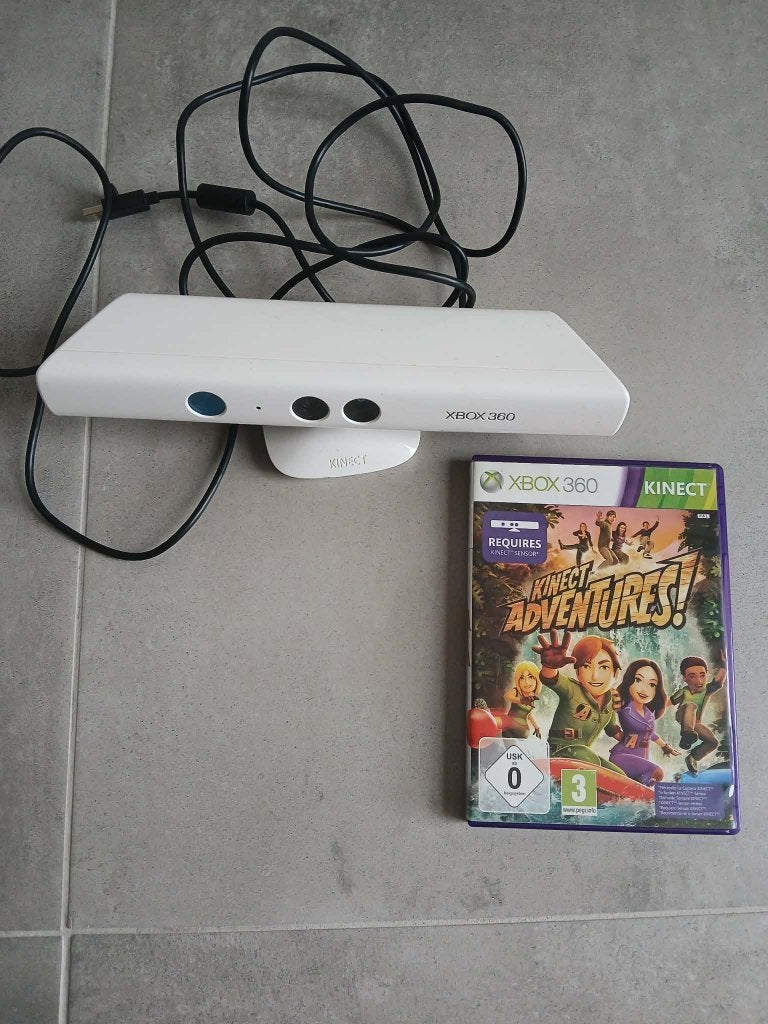 xbox360 Kinect witte camera + game, Games en Spelcomputers, Gebruikt, Ophalen of Verzenden, Xbox 360, Draadloos
