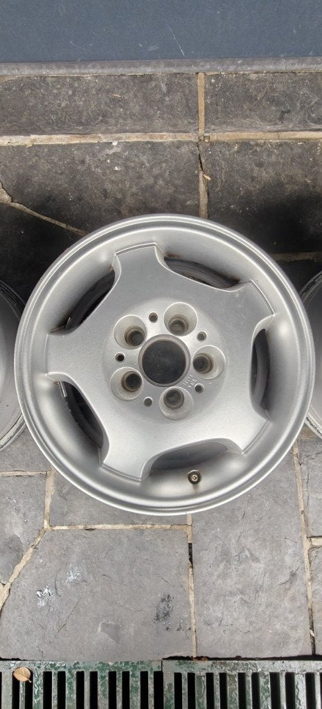 4x Jantes Mercedes W202 W203 W210 W209 W124 15 pouces, Auto-onderdelen, Ophalen, Gebruikt, 15 inch, Velg(en)