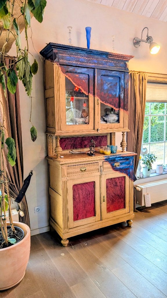 Antieke kast, Antiquités & Art, Antiquités | Meubles | Armoires, Enlèvement