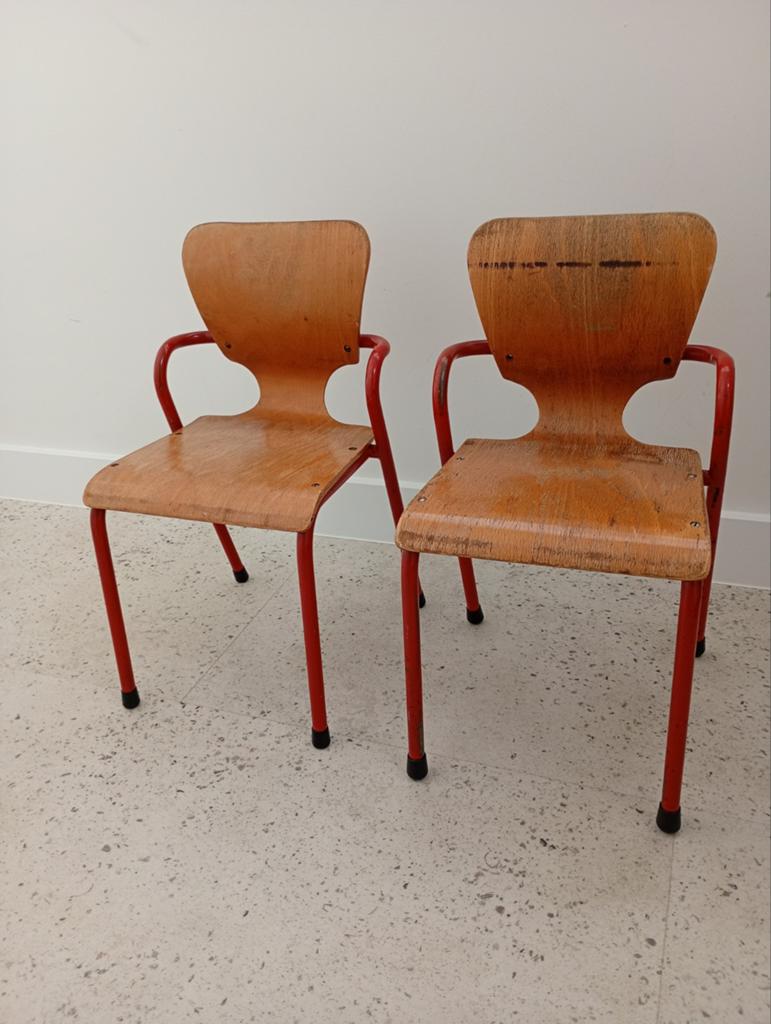 2 vintage Kinder stoeltjes, Ophalen