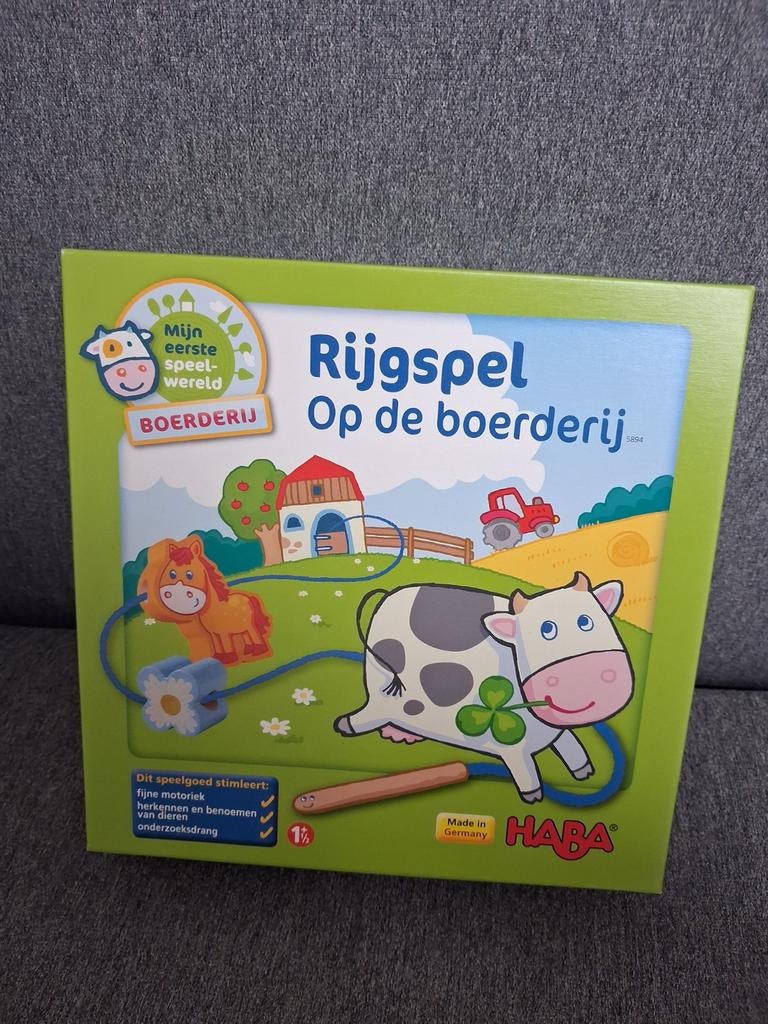 Haba rijgspel op de boerderij, Kinderen en Baby's, Ophalen