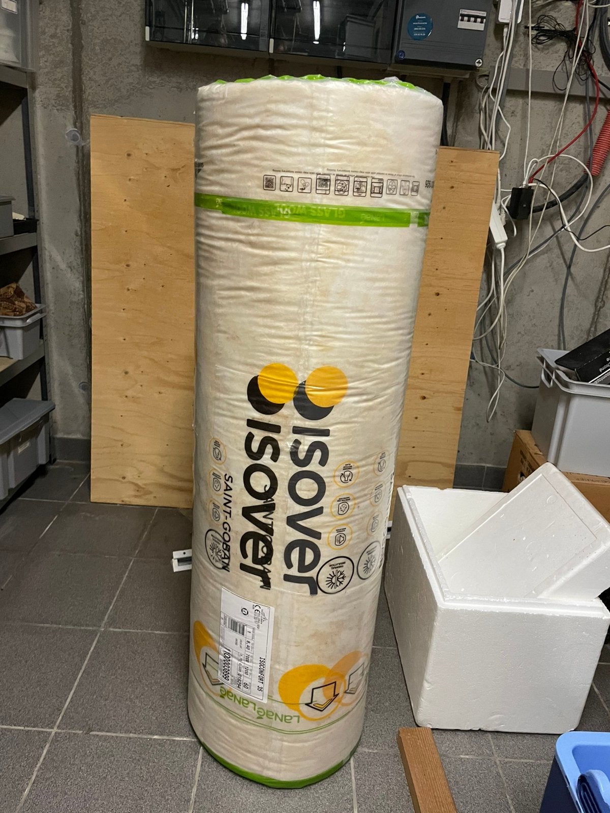 Isolatiewol isover, Ophalen, Nieuw